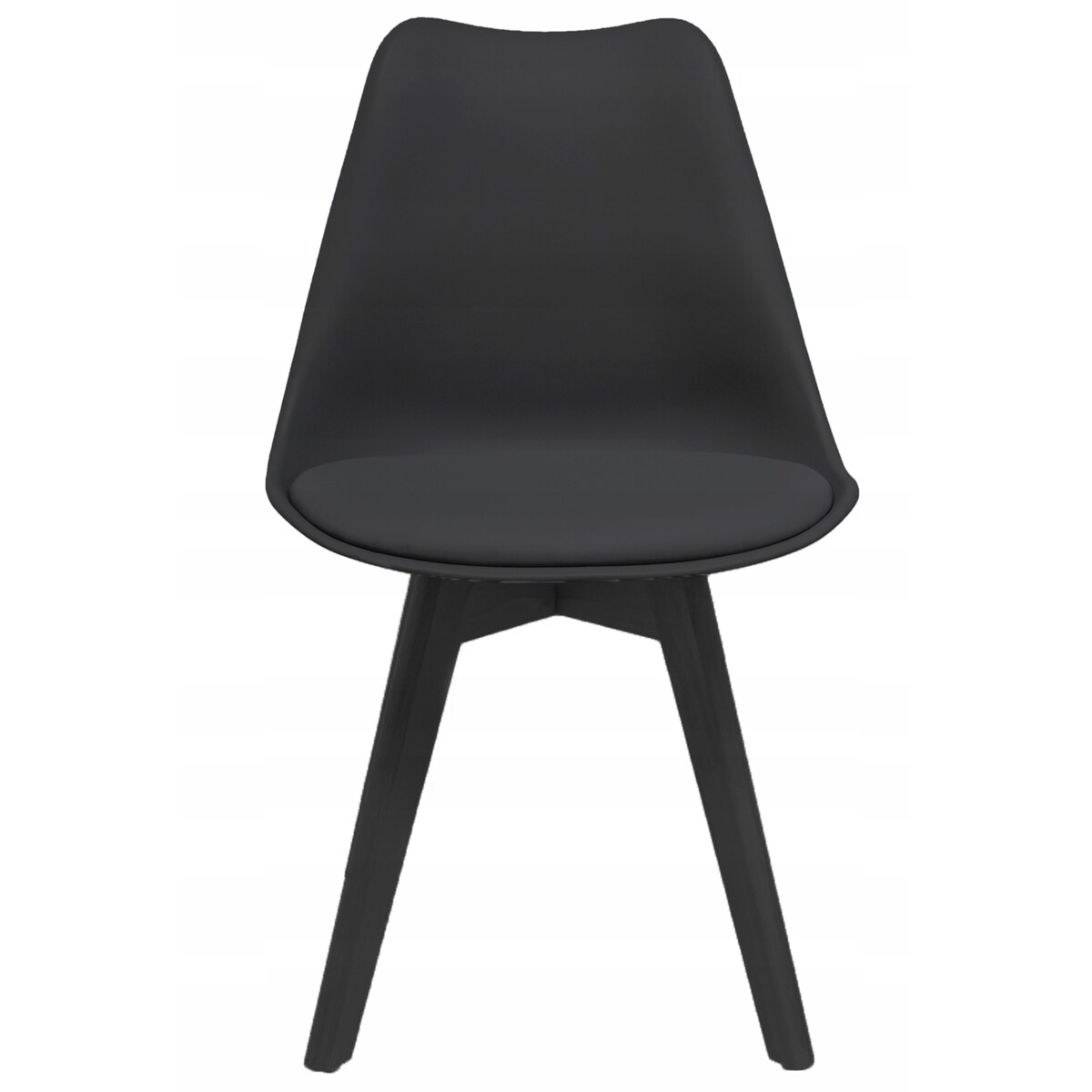 Krzesło kuchenne ekoskóra OSLO czarne