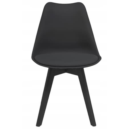 Krzesło kuchenne ekoskóra OSLO czarne