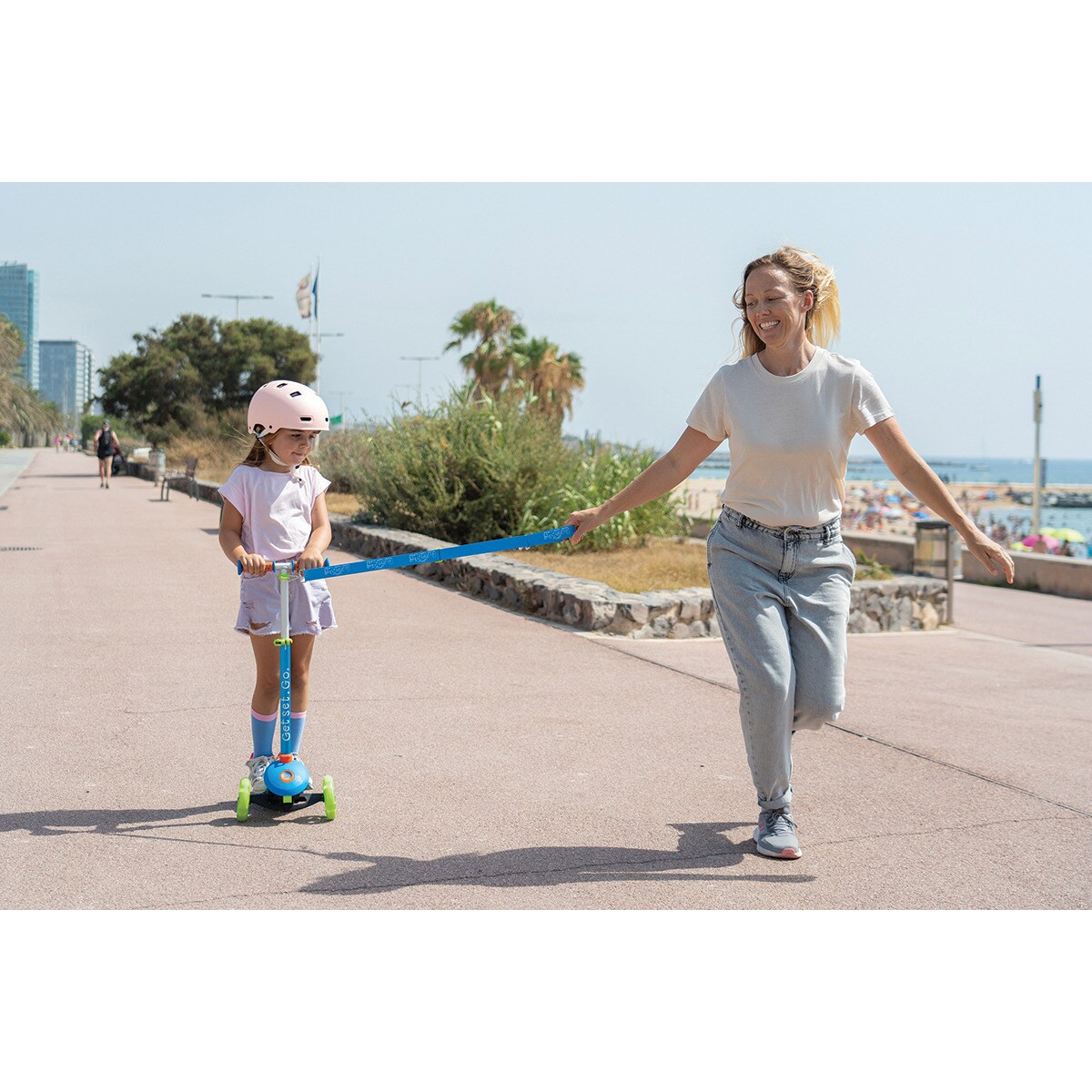 Składana hulajnoga Trunki - niebieska, mała