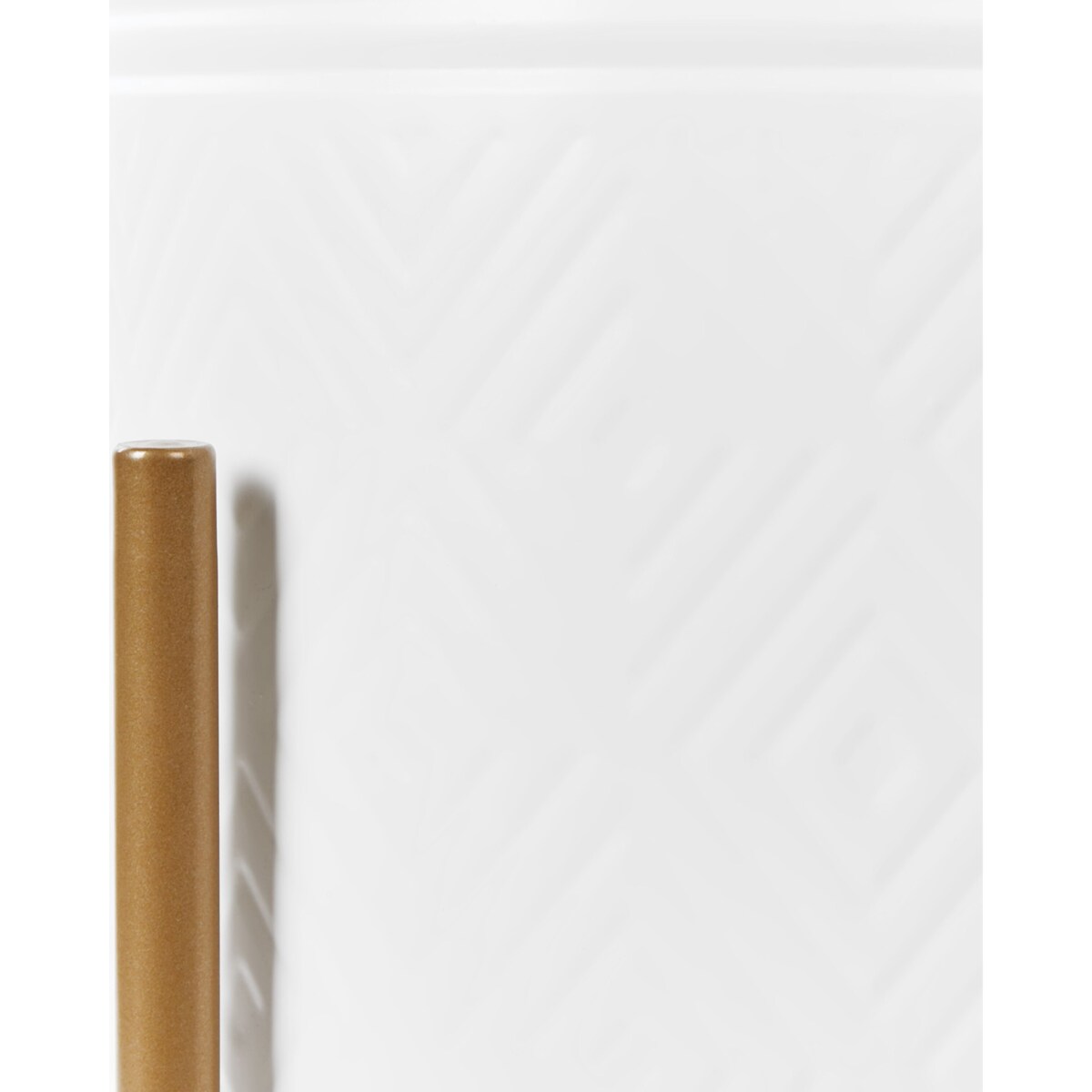 Doniczka na stojaku metalowa 31 x 31 x 45 cm biała ASTILLBE