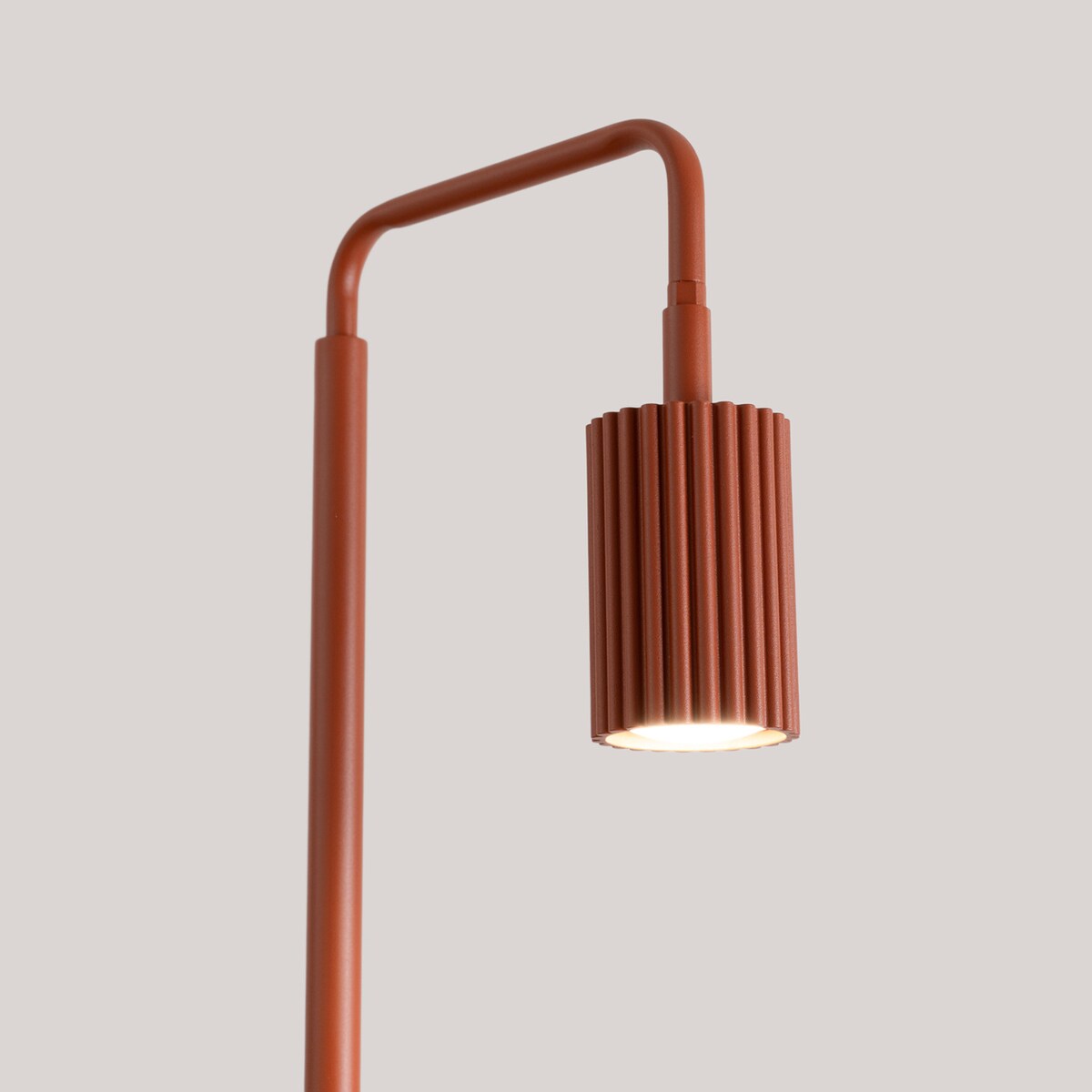 Lampa podłogowa KARBON 1 ochra czerwona