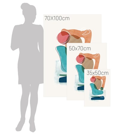 Obraz na płótnie Abstract Art I, 50 x 70 cm