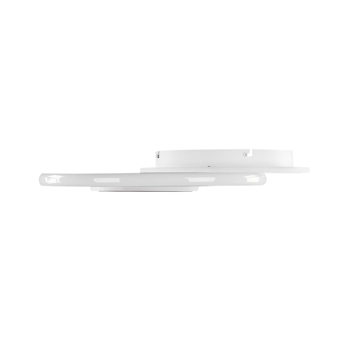 Lampa sufitowa LED metalowa czarno-biała ZAMI