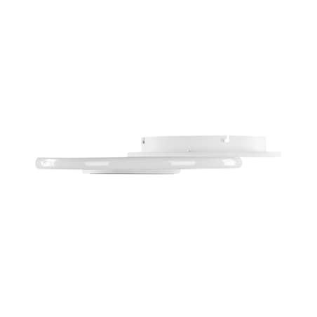 Lampa sufitowa LED metalowa czarno-biała ZAMI