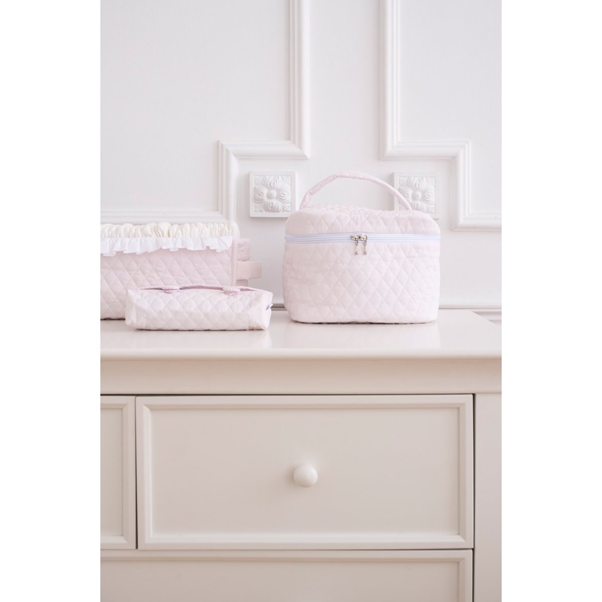 Kosmetyczka XL pudrowa