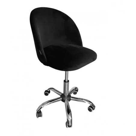 Fotel CLAUDINE VELVET czarny