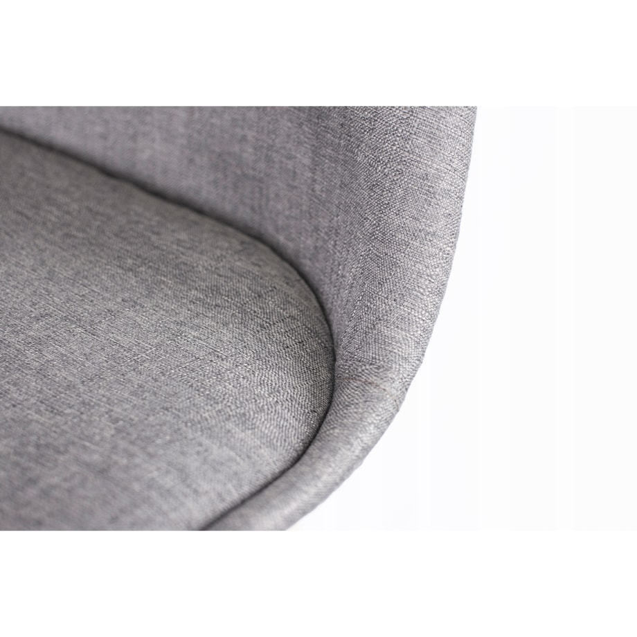 Krzesło tapicerowane materiałowe ALTA szare