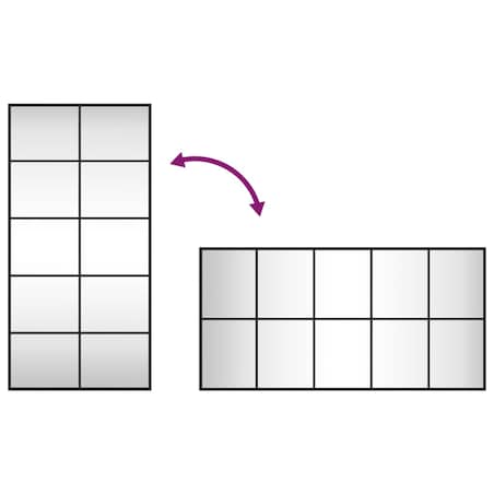 vidaXL Lustro ścienne, czarne, 50x100 cm, prostokątne, żelazo