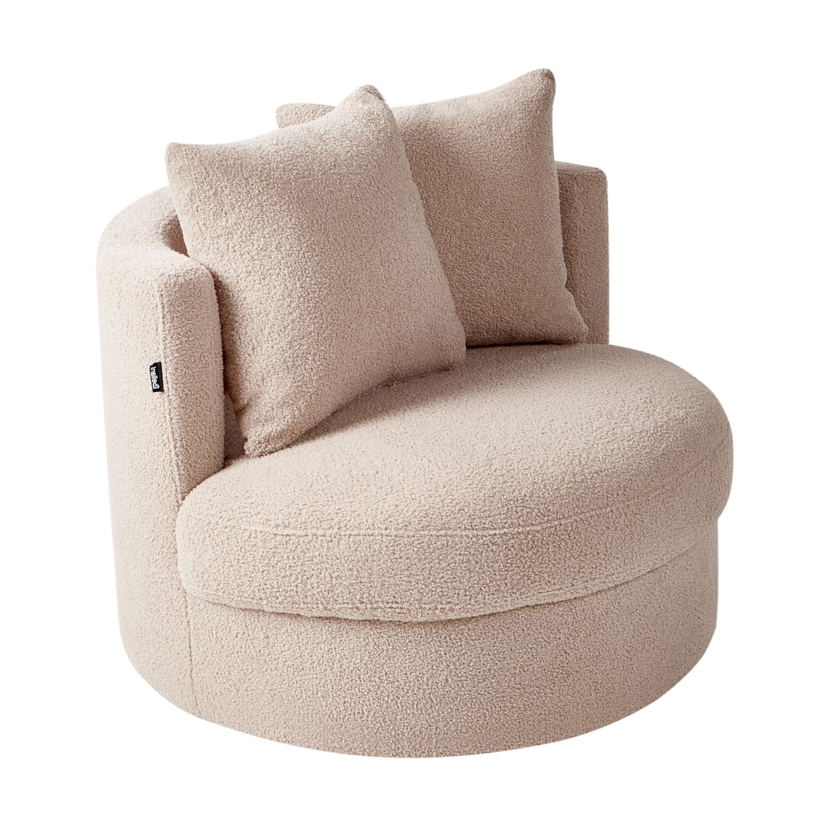 Fotel DALBY Boucle Beżowy