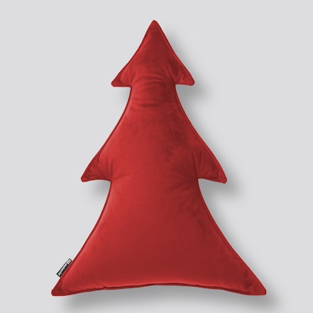 Poduszka Choinka 38x40cm, intensywna czerwień, 38x40x8cm, Christmas