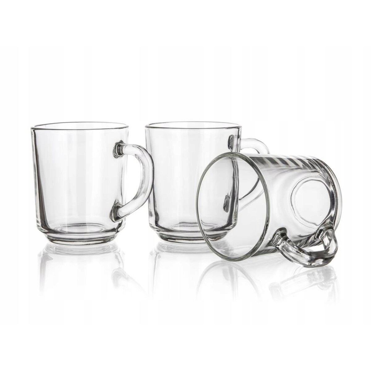 KUBEK SZKLANKI 6szt 240 ml na napoje herbatę komplet kawę jadalni kuchni