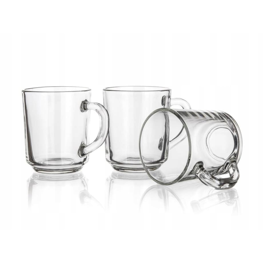 KUBEK SZKLANKI 6szt 240 ml na napoje herbatę komplet kawę jadalni kuchni