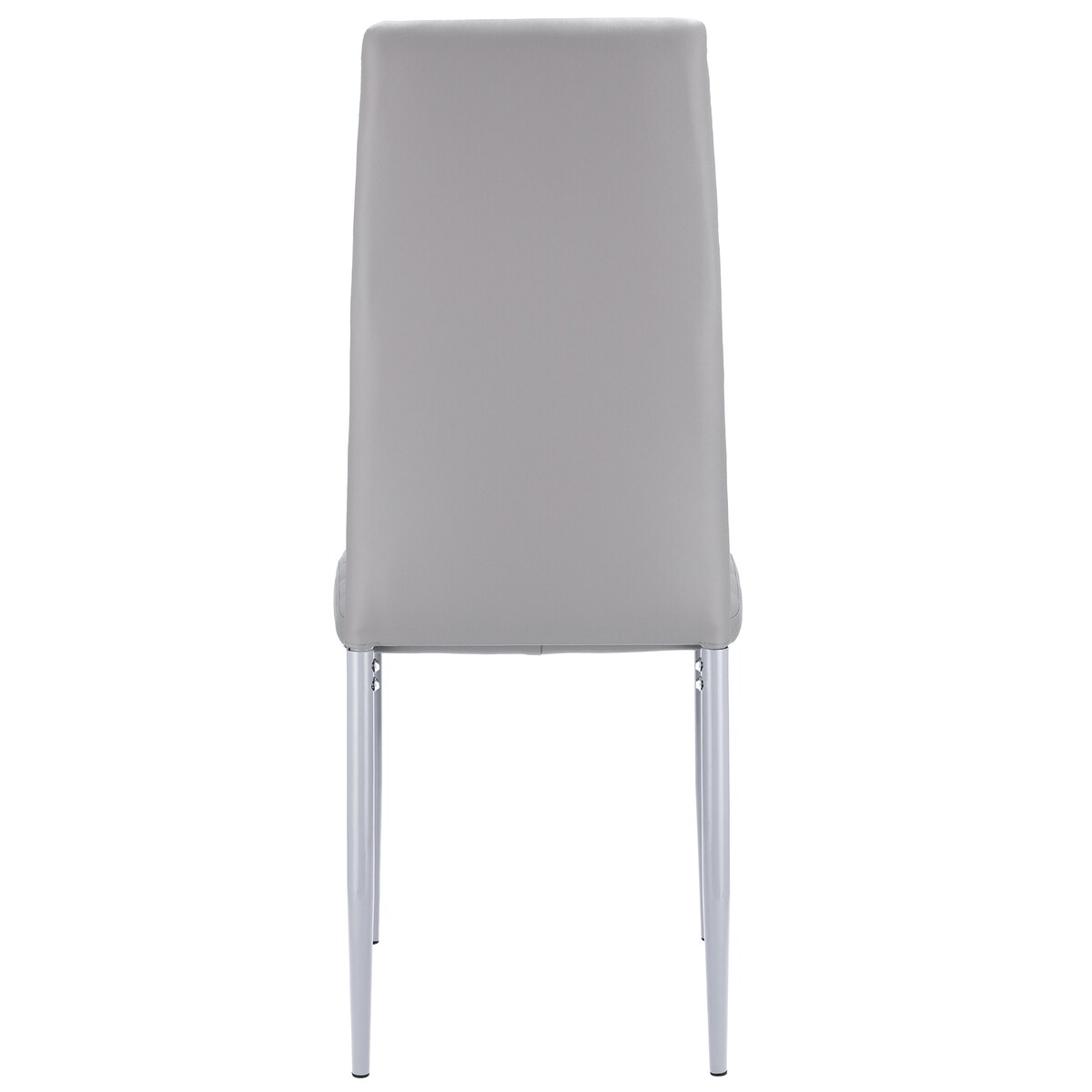 4 x Krzesło VERUM szare ekoskóra