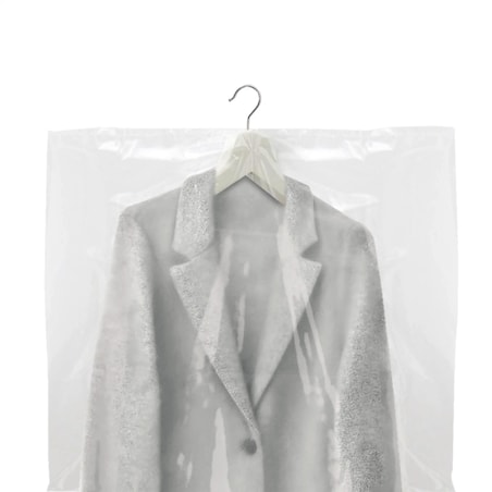 Zestaw przezroczystych pokrowców na odzież 3x S + 3x L Rayen