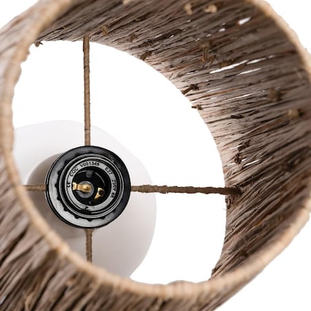 Lampa stołowa Desert- Biała Naturalna