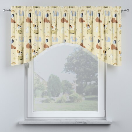 Lambrekin łuk 250x75 beżowy