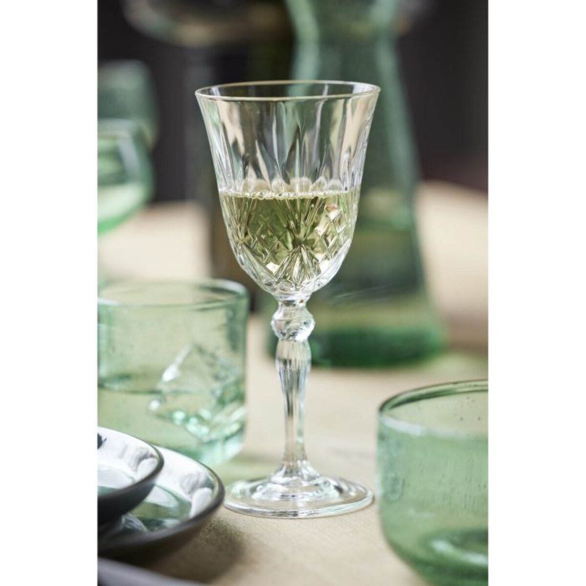 Kieliszki do białego wina z kryształowego szkła Melodia 210 ml  4 sztuki 916099