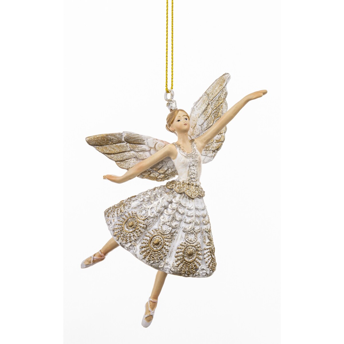 Zawieszka na choinkę baletnice 3 szt. 12x7x4 cm ELIZA-2 aniołki