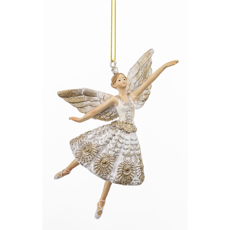 Zawieszka na choinkę baletnice 3 szt. 12x7x4 cm ELIZA-2 aniołki