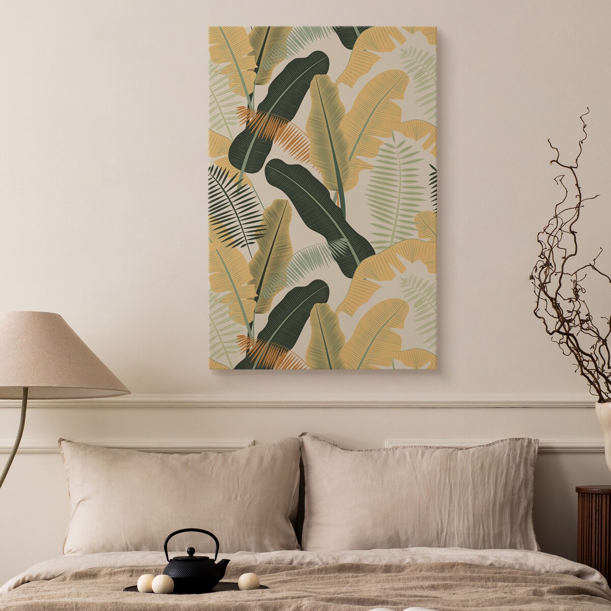 Obraz Kolorowe Liście Bananowca 80x120cm