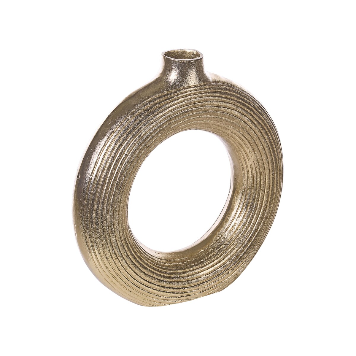 Wazon dekoracyjny metalowy 40 cm złoty COMAL