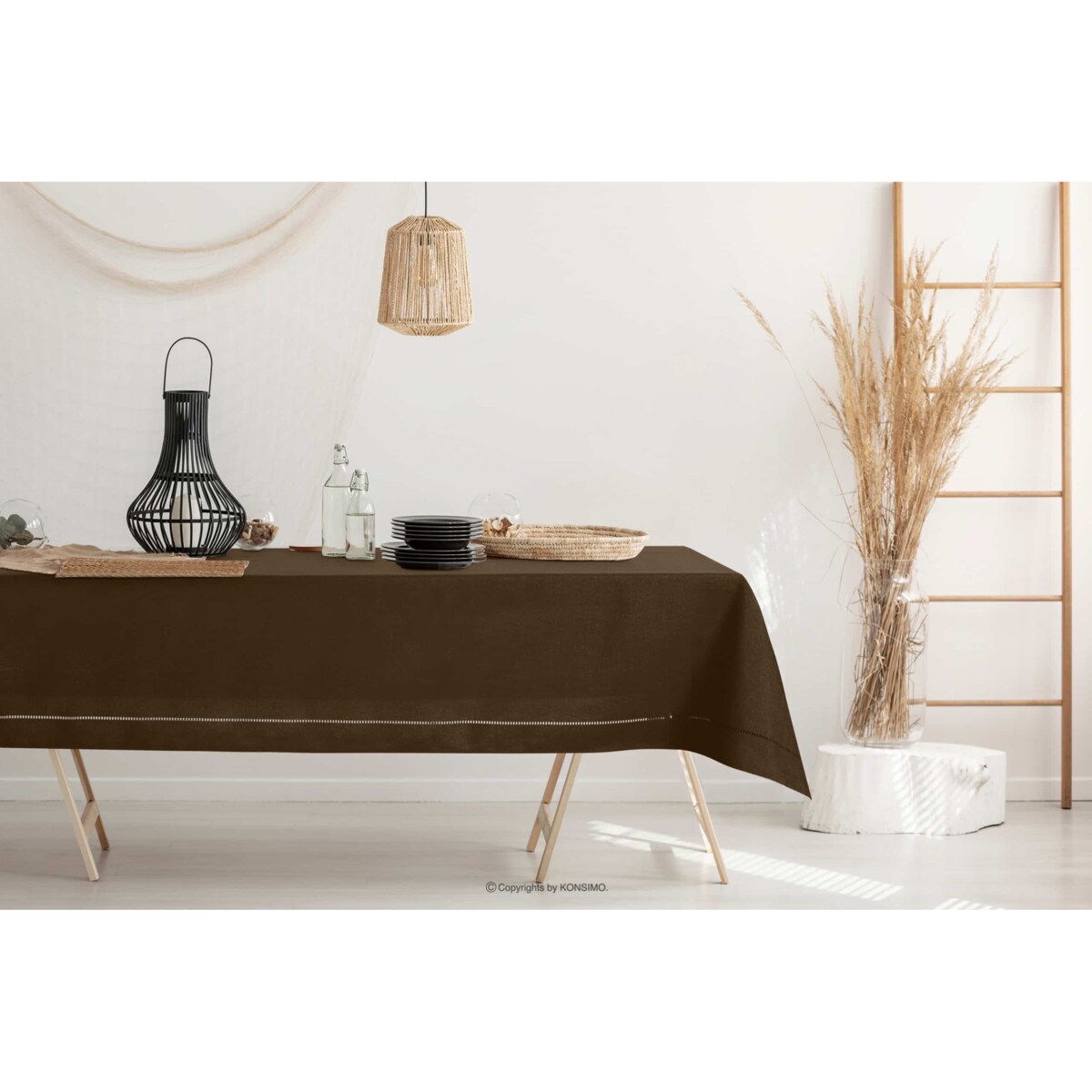 Konsimo OPODI Obrus, brązowy