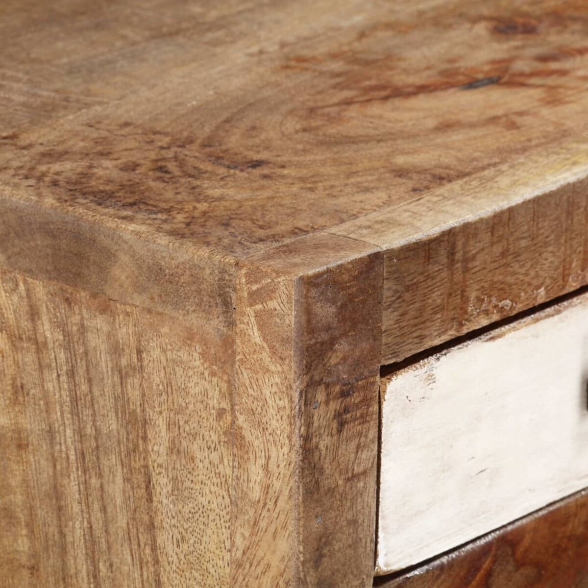 vidaXL Komoda, 45x30x105 cm, lite drewno z odzysku