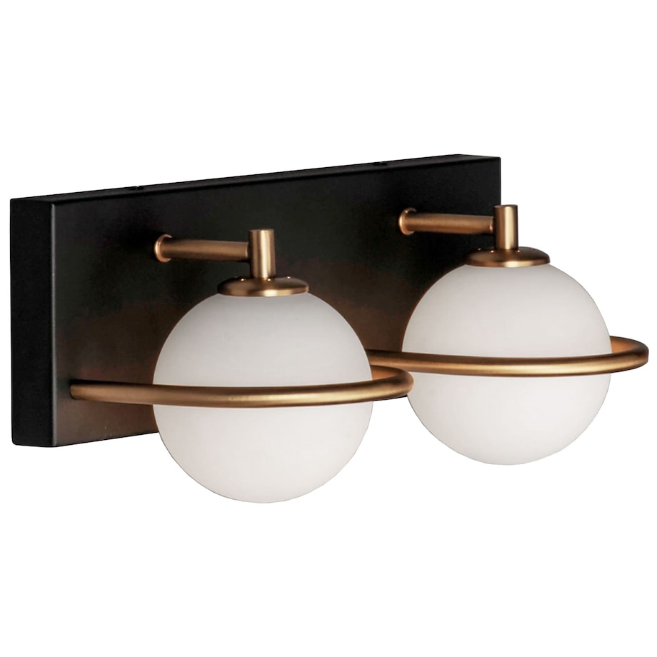 Kinkiet App1221-2W Czarny, Metal