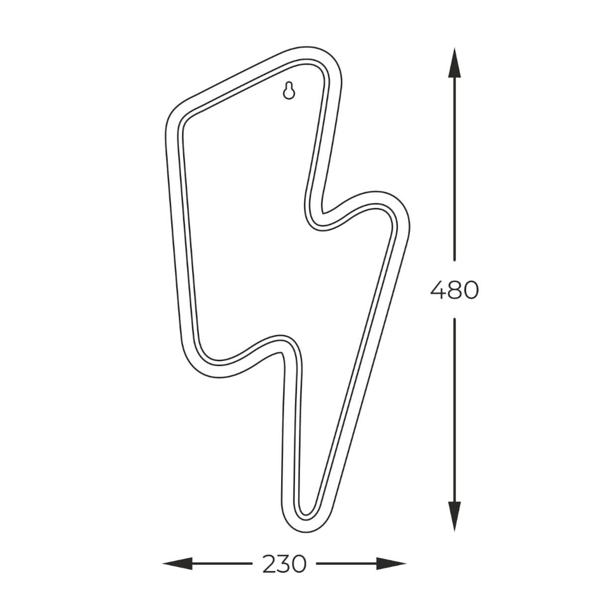 Stołowa lampka do pokoju dziecięcego Neon FM-WN85 Zumaline LED lighting czerwona