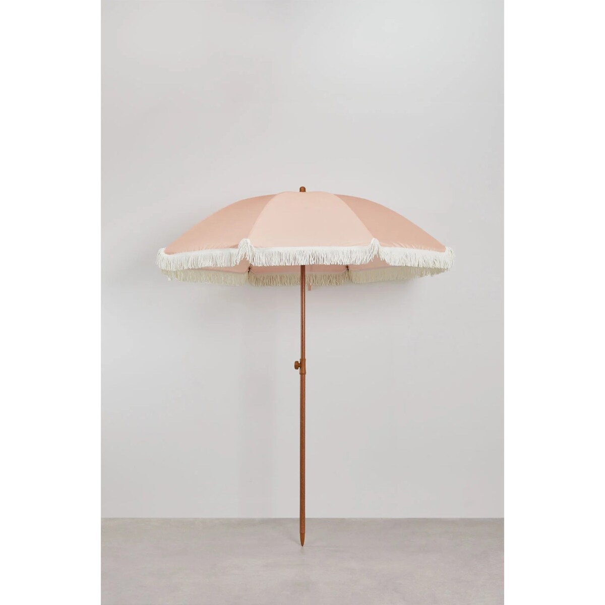 Parasol ogrodowy retro pudrowy róż Mika Ø175 cm