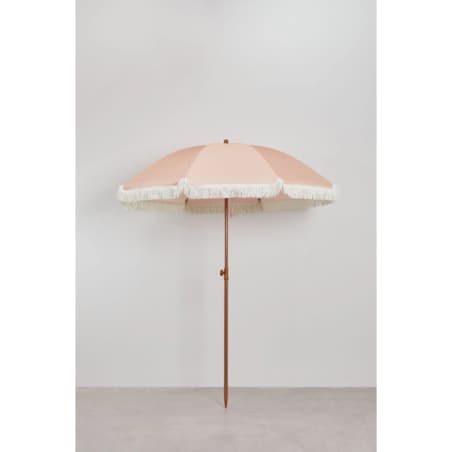 Parasol ogrodowy retro pudrowy róż Mika Ø175 cm
