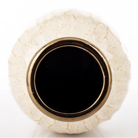 Wazon ceramiczny 32x19x19 cm MEEKE biały