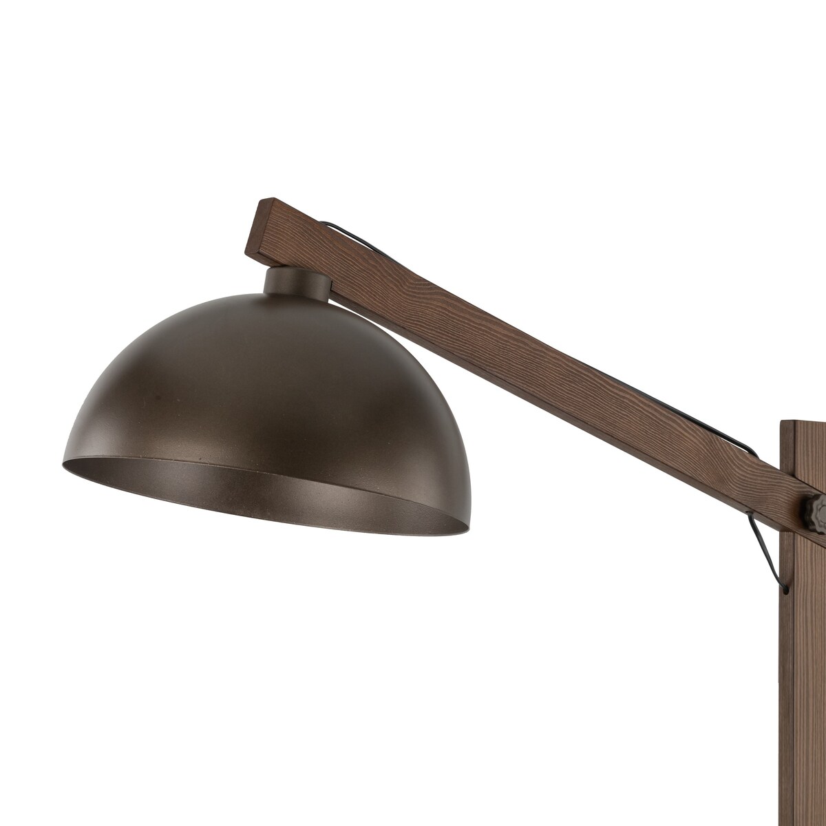 Lampa podłogowa OSLO BROWN 6319 TK Lighting E27 brązowa industrialna 180 cm do salonu sypialni gabinetu