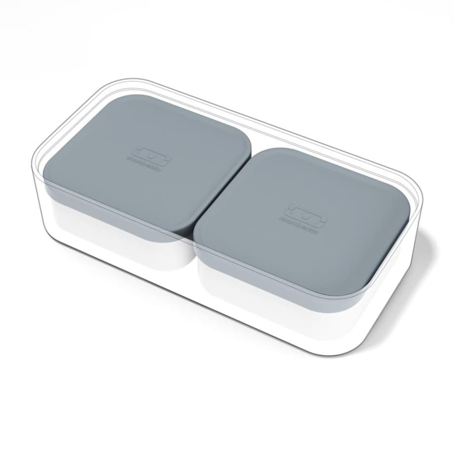 Zestaw 4 pojemników do lunchboxa Original, 95 ml - 210 ml, Monbento