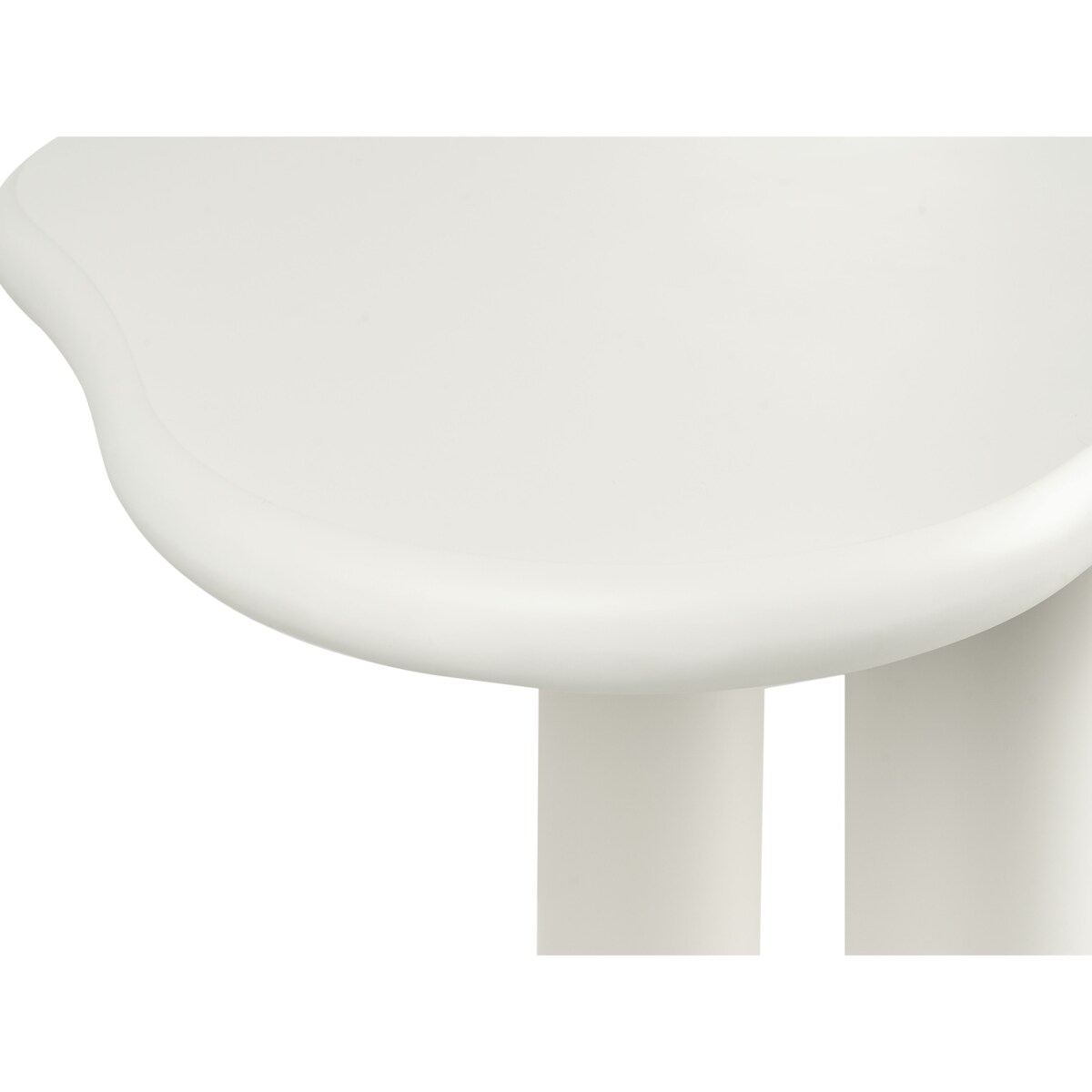 Stół do jadalni ONDLE Złamana biel 94 cm 188 cm