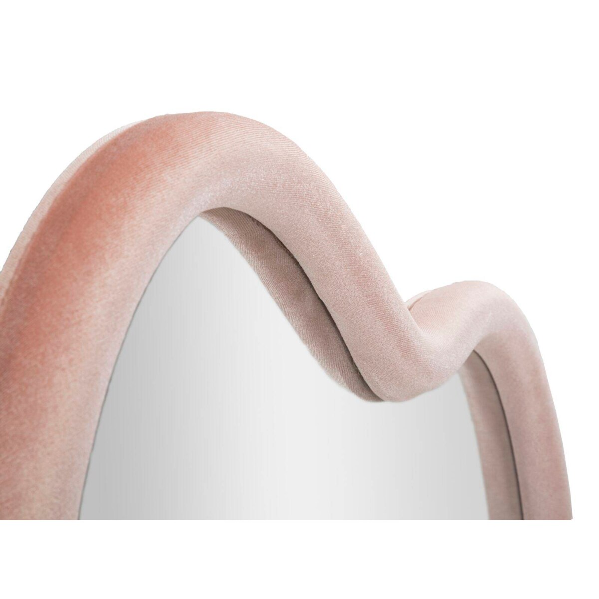 Lustro chmurka w welurowej ramie, 90 x 60 cm