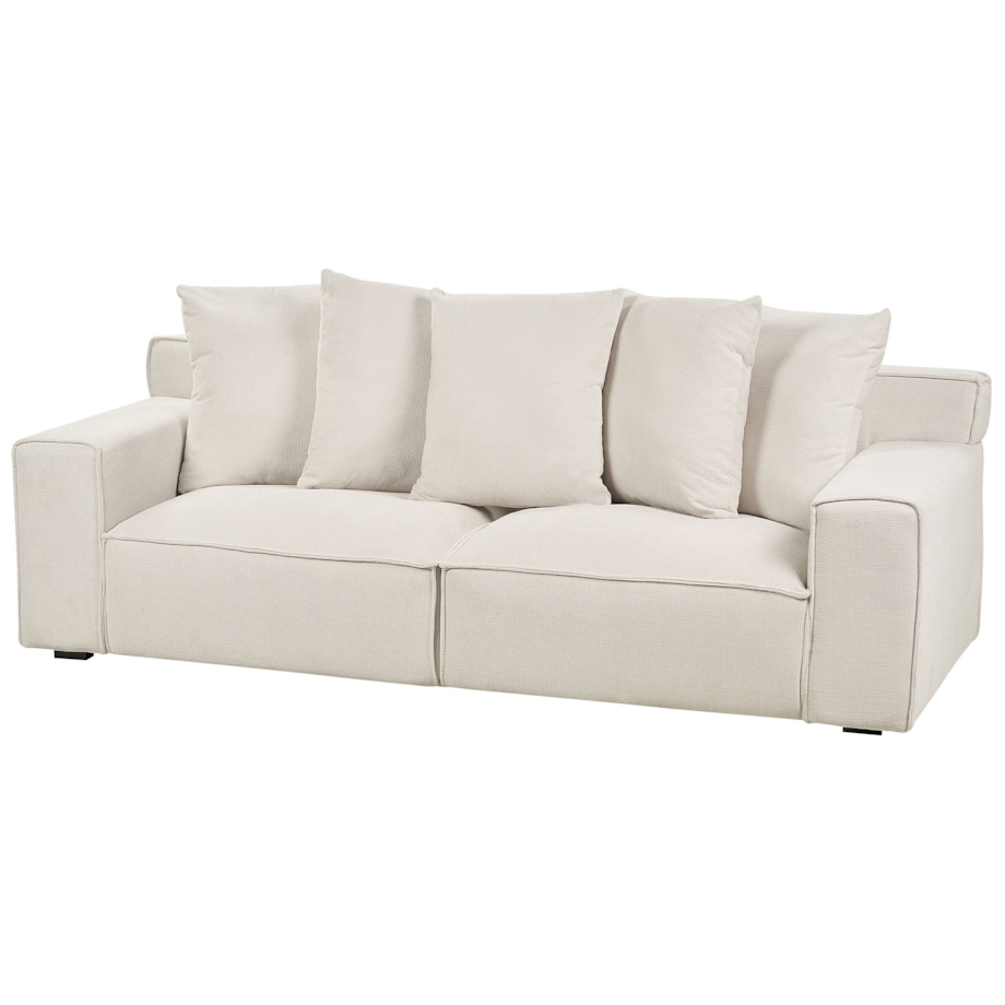 Sofa 3-osobowa złamana biel VISKAN