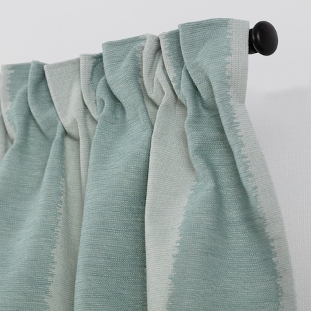 Zasłona BASIC na taśmie marszczącej 130x280 cm miętowy 1szt. 130x280 turkusowy