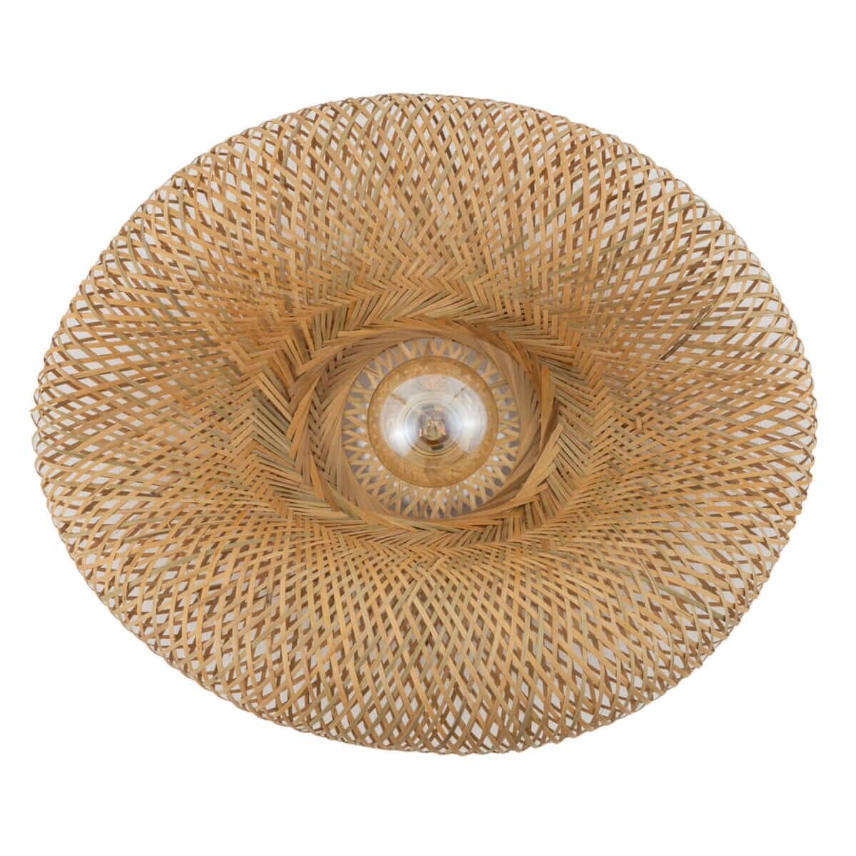 Bambusowy plafon Havana 11171 Nowodvorski japandi klatka siatka drewniany biały