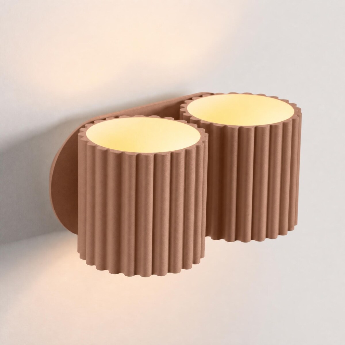 Kinkiet AURA 2 mocca G9