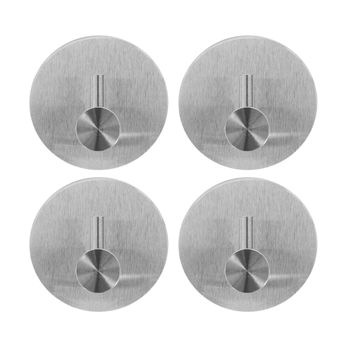 Wieszaki ścienne samoprzylepne zestaw 4 szt. komplet haczyki