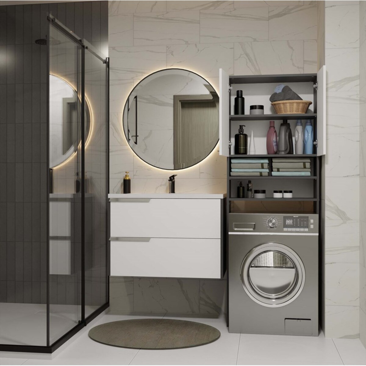 Szafka na pralkę Pola DK ANTBIA