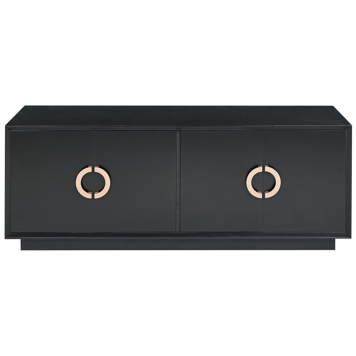 Szafka czterodrzwiowa czarna OXNARD