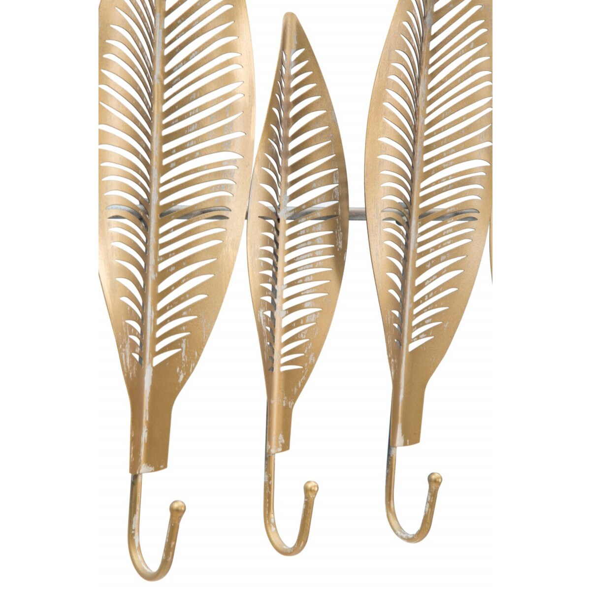 Wieszak do przedpokoju, wzór liści, 7 haczyków