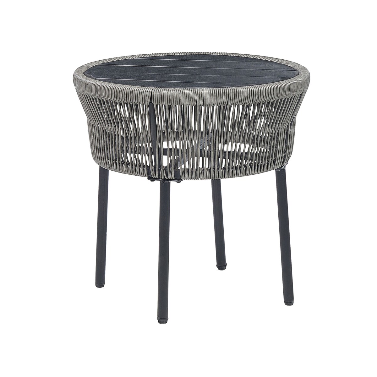 Zestaw mebli balkonowych z poduszkami GARGANO Technorattan Szary