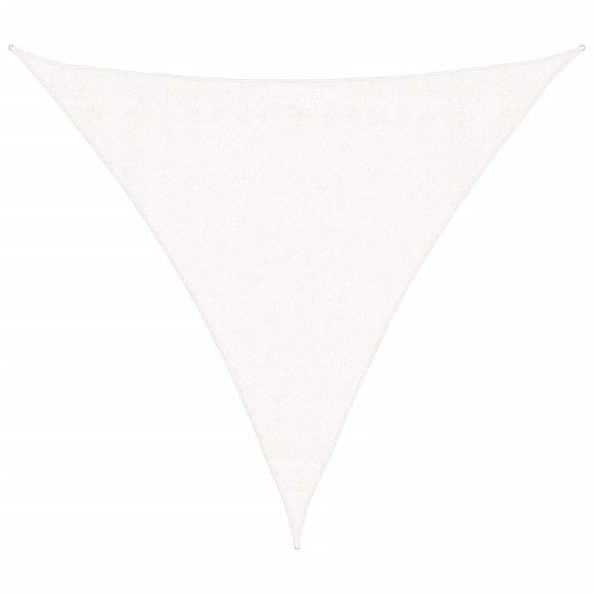 vidaXL Żagiel przeciwsłoneczny, 160 g/m², biały, 3x3x3 m, HDPE