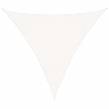 vidaXL Żagiel przeciwsłoneczny, 160 g/m², biały, 3x3x3 m, HDPE