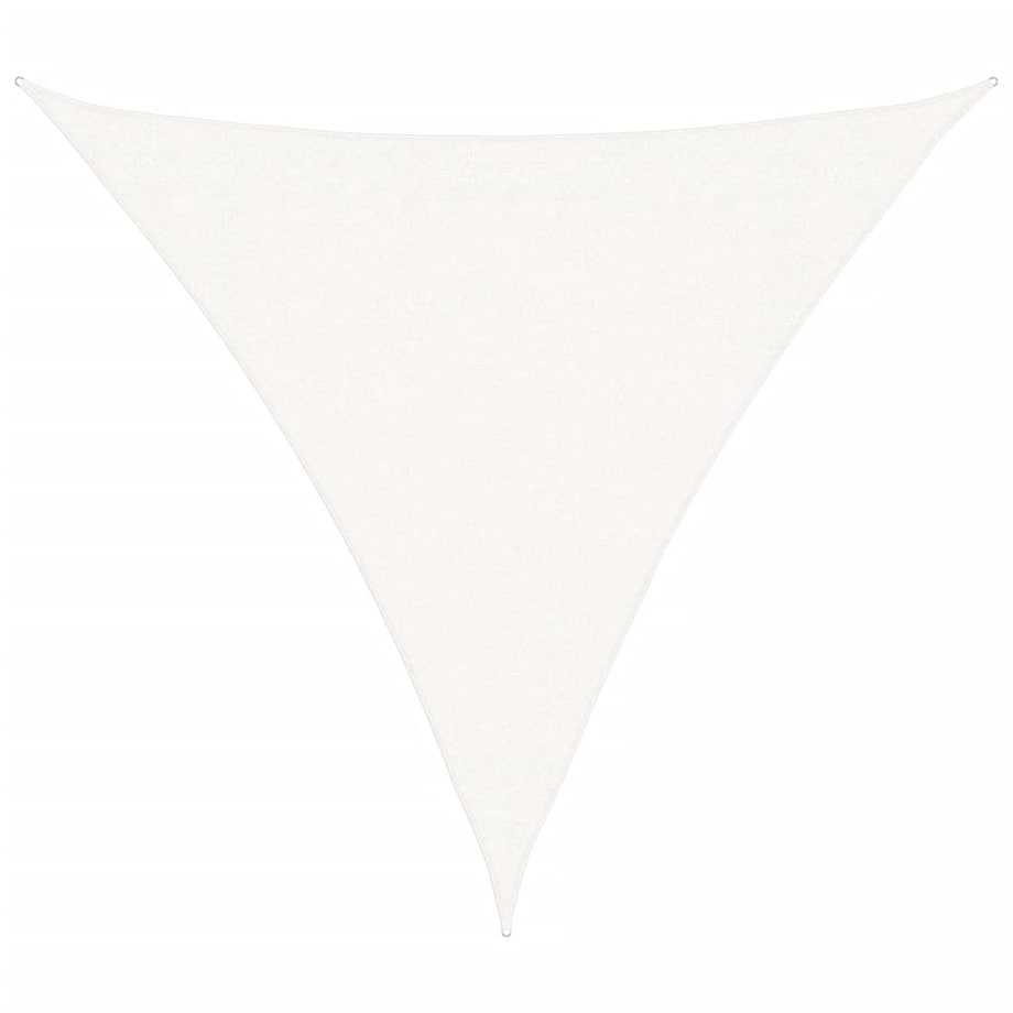 vidaXL Żagiel przeciwsłoneczny, 160 g/m², biały, 3x3x3 m, HDPE