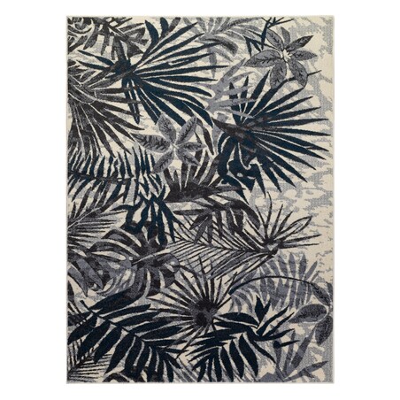 Dywan HEOS 78561 krem / niebieski DŻUNGLA 120x170 cm