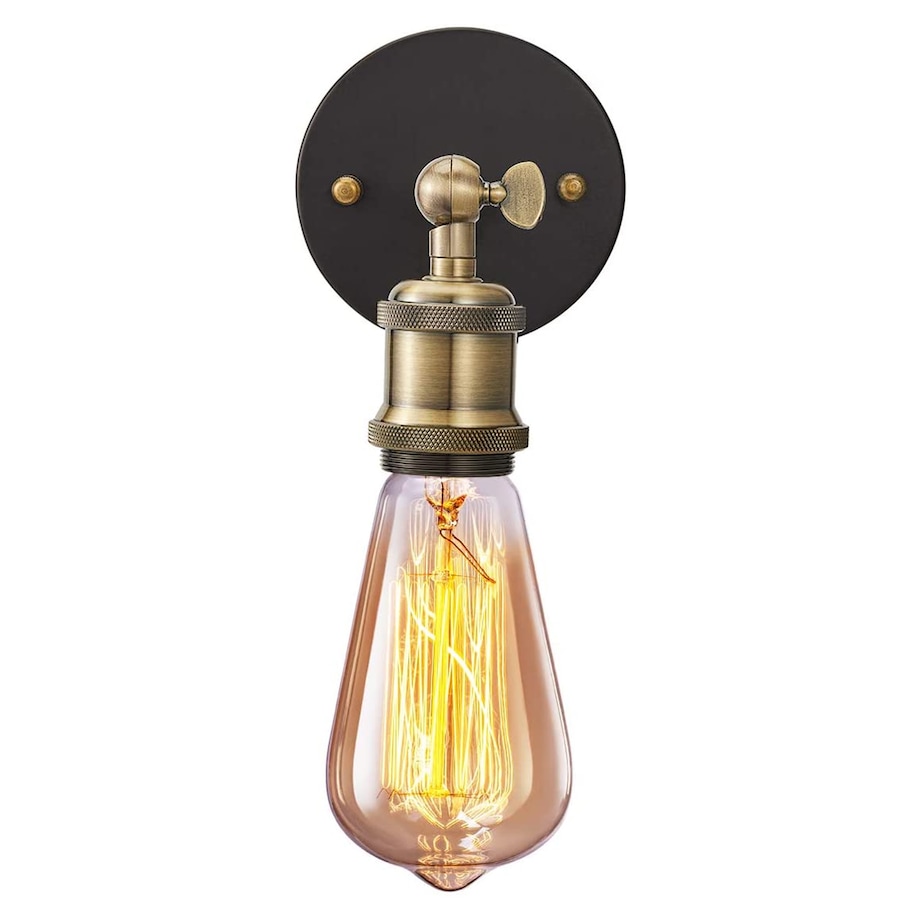 Lampa Ścienna Kinkiet Loft Czarna Vintage Retro